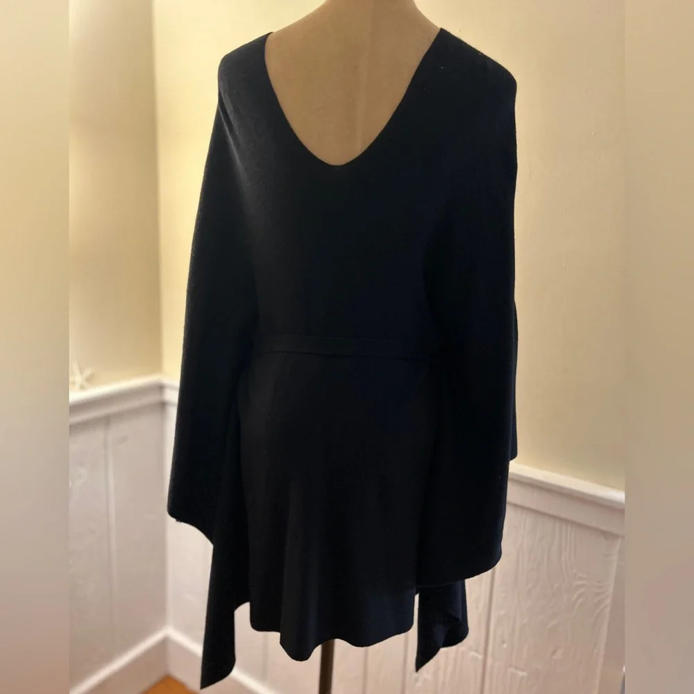 Max Studio Vintage Tie-Waist Tunic Sweater – One Size